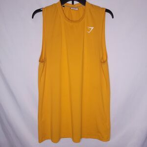 Gymshark Tank Top Mens Yellow Small